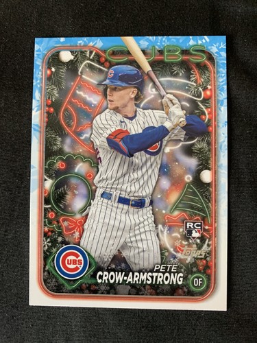 2024 Topps Holiday - Holiday Variation Pete Crow-Armstrong #H136 (RC) - 第 1/2 張圖片