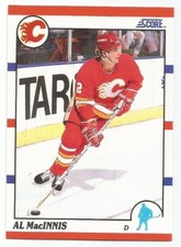 AL MACINNIS 1990-91 SCORE CARD NEAR MINT CONDITION