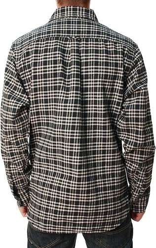 Camisa de franela marrón verde cazador Jachs para hombre - Imagen 2 de 2