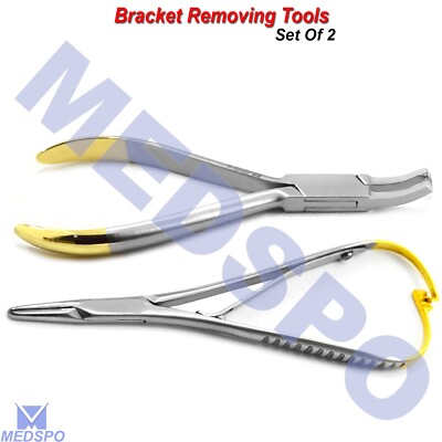 Orthodontic Needle Holder TC Forceps Dental Bracket Removing Ligature Cutter Set