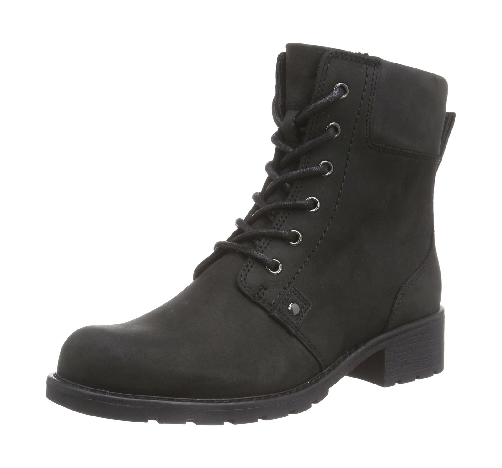 Clarks Woherren Orinoco Spice Anker Stiefel schwarz (schwarz leder) 4 UK Clarks Woherren Orinoco Spice Anker Stiefel schwarz (schwarz leder) 4 UK