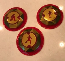 ELVIS (Stern Pinball) GOLD CHROME POP BUMPER DECALS METAL-MODS