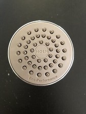 Moen Showerhead Chrome One-Function 2 1/2" Diameter Spray Head Eco Performance