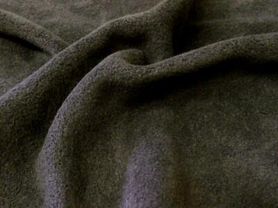 Hochwertiger einseitiger Polarfleece Stoff SCHWARZ