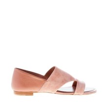 TOD'S scarpe donna Sandalo piatto chiuso al tallone in camoscio e pelle rosa