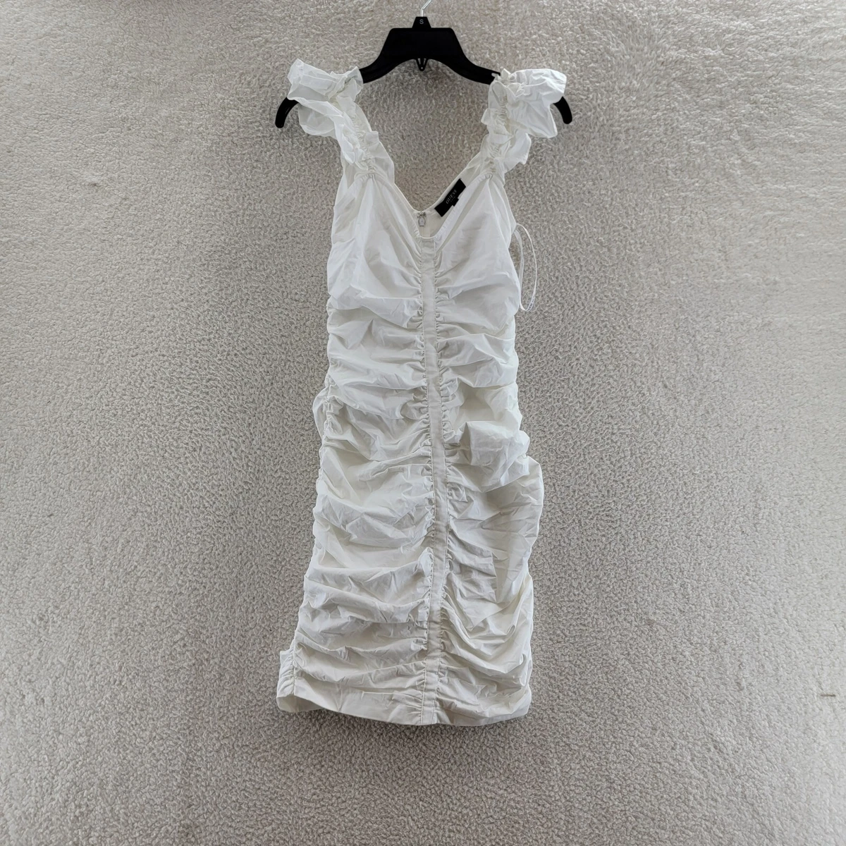 Solid Ruffle Decor Sleeveless Baby Jumpsuit