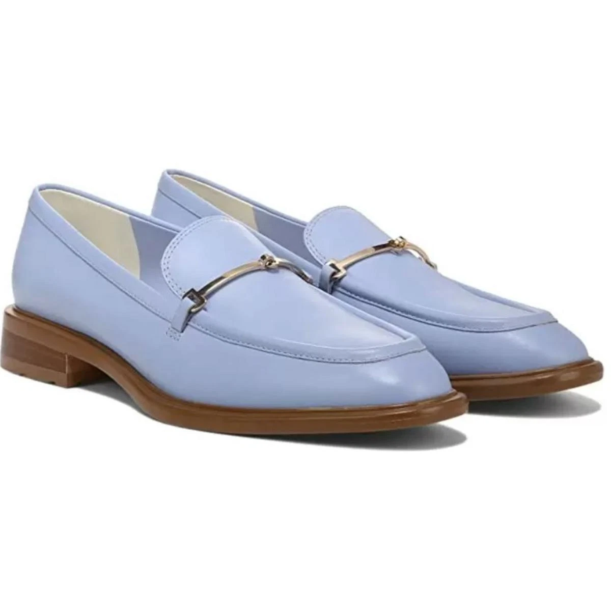 Baby blue store loafers womens