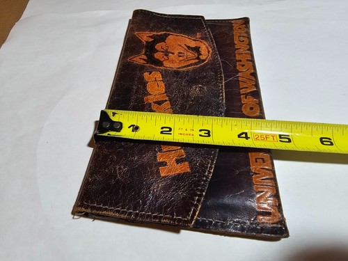 1970s WASHINGTON HUSKIES WALLET UW FOOTBALL BASKETBALL BASEBALL HUSKY VINTAGE - Picture 19 of 19