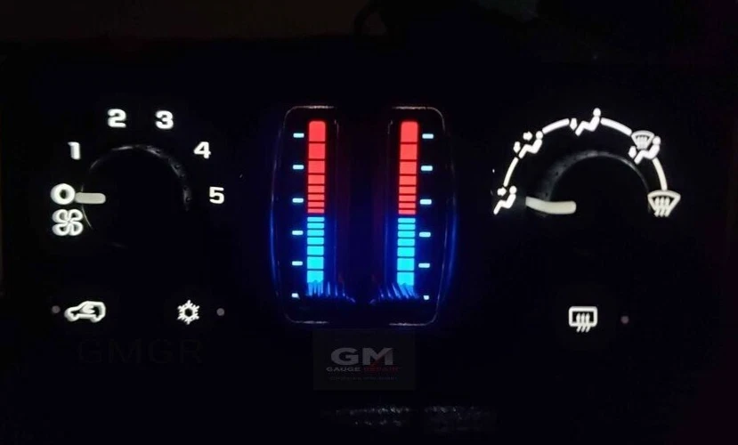 Kit de actualización de bombilla de control de clima a LED blanco hágalo usted mismo 03-06 GM Silverado Tahoe nuevo Foto 4 de 4