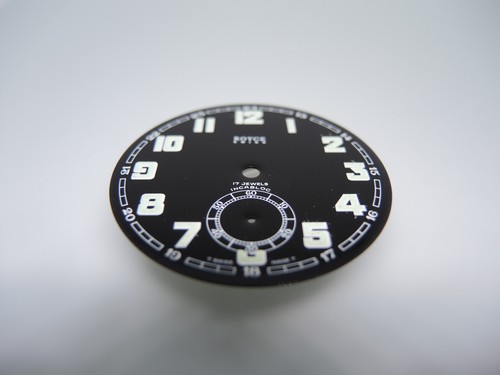 Royce Unitas 6498 Zifferblatt, Ø 42 mm, watch dial, Tritium, Swiss - Picture 5 of 7