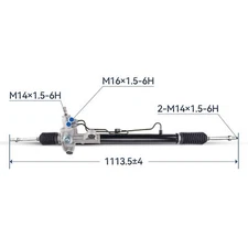 Power Steering Rack And Pinion Assembly For 1997 1998-2001 Honda CR-V 26-1776