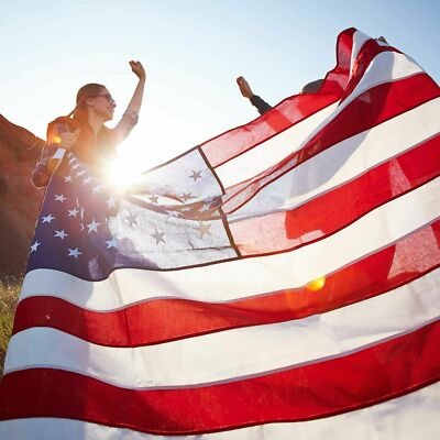 3x5 American Flag - Heavyweight Nylon, Made in USA | All-Weather, Fade 3x5 American Flag - Heavyweight Nylon, Made in USA | All-Weather, Fade