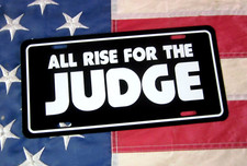 1969 1970 1971 Pontiac Gto Judge License Plate Car Tag All Rise For The Judge