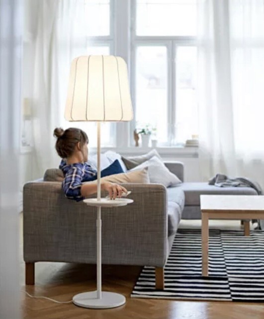 Ikea Table Lamp With Wireless Charging Varv Energy Rating For Sale