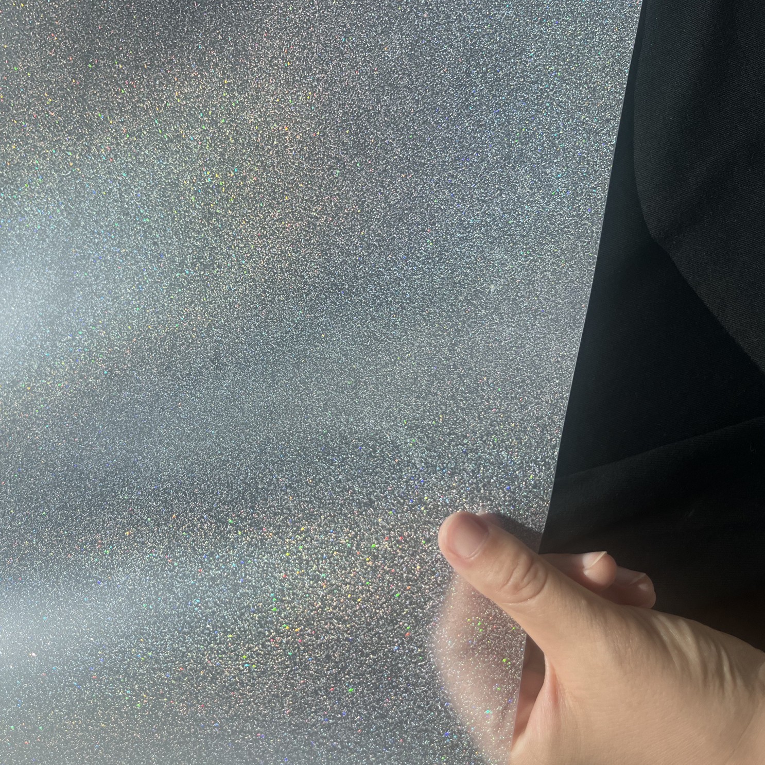 US Stock  13in x 32.8ft Glitter+ PET DTF Transfer Film Roll Hybrid Cold Peel