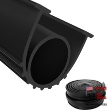 Garage Door Seal 16 Feet Garage Door Bottom Seal 5/16 Inch Universal U O Ring