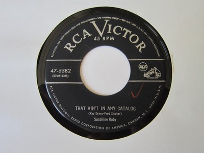COUNTRY TEEN Sunshine Ruby AIN'T IN ANY CATALOG My First Kiss Last Night RCA EX