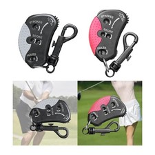 Golf Score Counter, Scorekeeper Small Golf Stroke Count Keeper with Hook for
