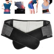 Lower Back Support Brace Lumbar Waist Belt Double Pull Breathable Belt Men Women