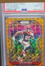 2020 Panini Prizm🔥 Rookie 🔥Tee Higgins #308🔥 Lazer Prizm 🔥(RC)
