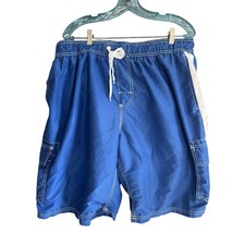 Kanu Surf Men's Barracuda Swim Board Shorts Blue XXL