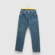 Vintage 90s Levi's 501 Jeans Women's Stonewash Mid Rise Faded Denim W28 L30