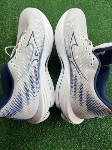 Mizuno Wave Rider 28 - White/Estate Blue - Men’s Size 12 Road Running Shoes - Picture 4 of 17