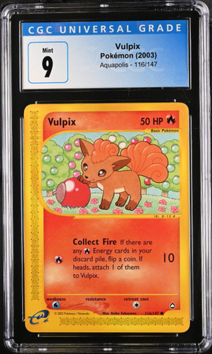 Vulpix graded CGC 9 for sale on eBay