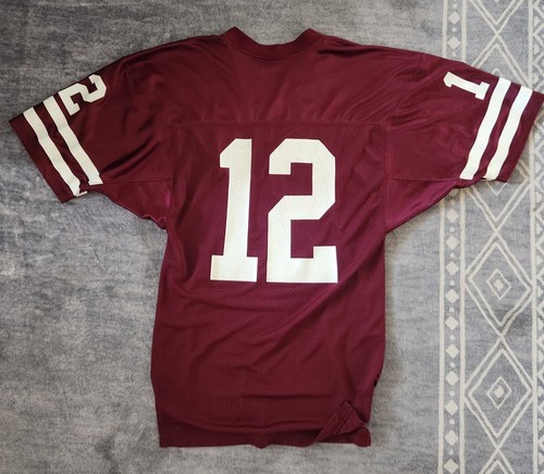 Vintage Texas A&M Aggie 12 Football College-NCAA Russell Athletic Jersey Size 42 - Picture 2 of 3