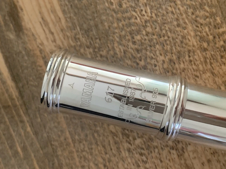 Flauto Traverso Yamaha YFL-617 totalmente in Argento 925!/con video/sembra Nuovo - Immagine 2 di 4