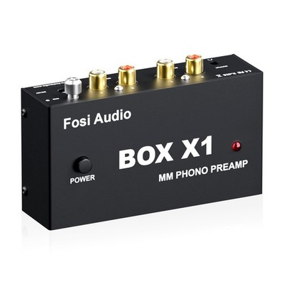 Fosi Audio Box X1 MM Phono Preamp for Turntable Hi-Fi Stereo Audio