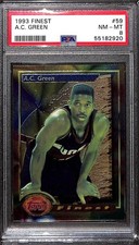 1993 Finest #59 A.C. GREEN  PSA 8 NM-MT 55182920 