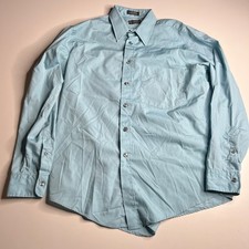 Christian Dior Monsieur Le Chemise Blue Dress Shirt Men  s USA Made Vintage