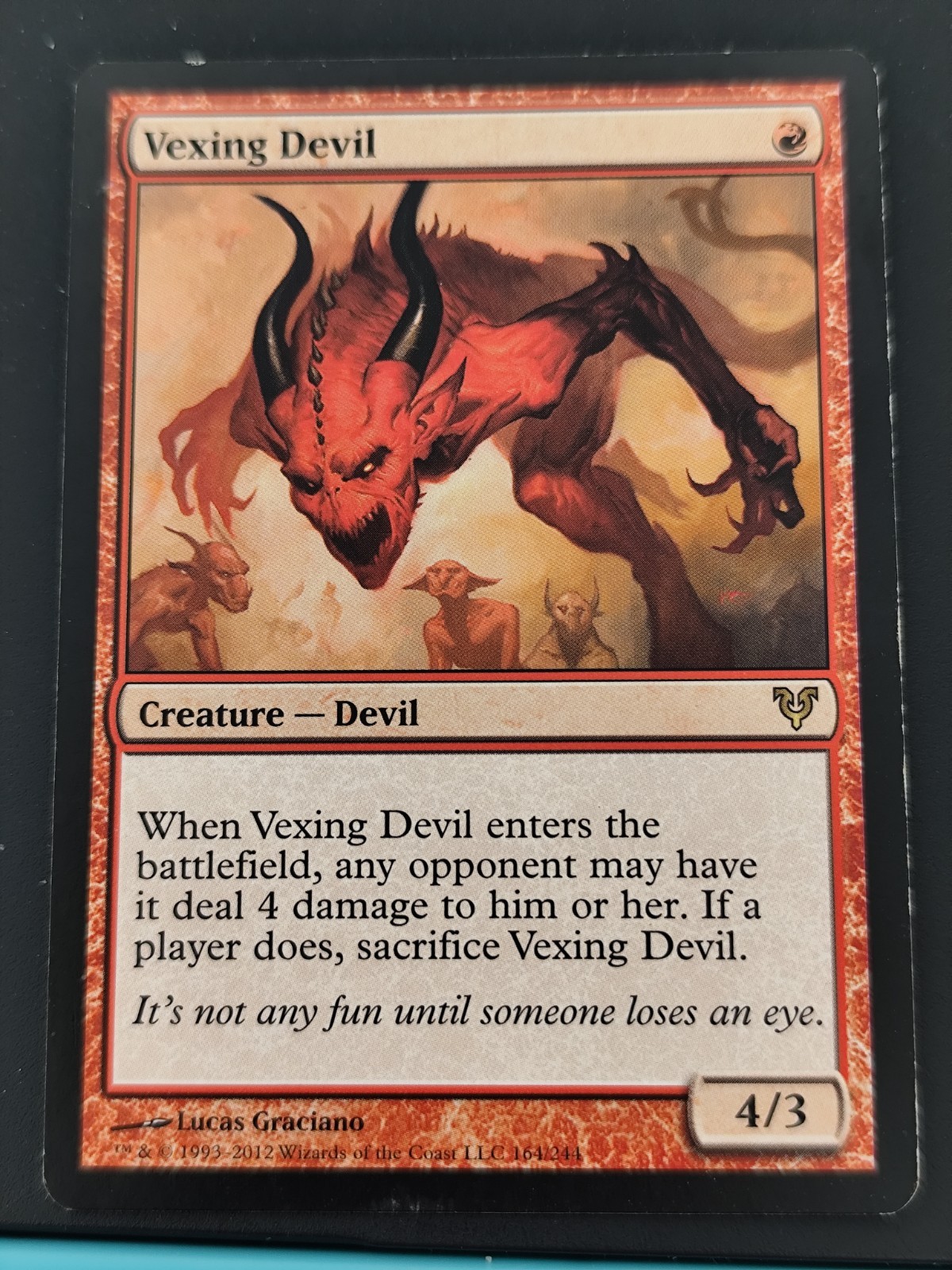 MTG - Vexing Devil - Avacyn Restored - 164/244 - Rare