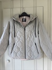 Alp n Rock Quilted Hooded Puffer Zip Front Pa...