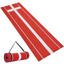 Softball Pitching Mat,10x3 ft Baseball Pitching Rubber Mound,Antifade Turf and