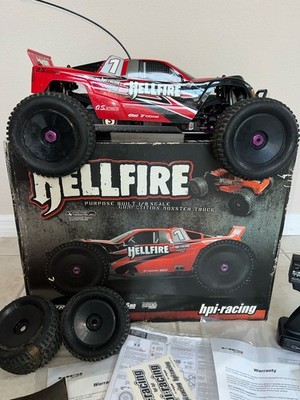 2006 #HPI10500 HPI Hellfire 1/8 Comp Monster Truck/Truggy OS MAX ENGINE Must See