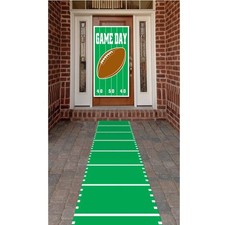 Football Field Polyester Aisle Carpet Runner Football Birthday Party Decorations