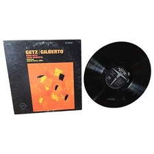 Stan Getz Joao Gilberto Getz Gilberto LP 1964 Verve V6-8545 Deep Groove Vinyl VG