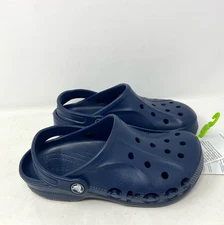 Crocs Kids Baya Clog Navy Blue Size J3 (Youth/Junior 3) 207013-410 Comfort Slide