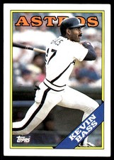 Kevin Bass 1988 Topps #175 Houston Astros MLB READ FREE SHIPPING AutographDen