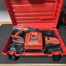 HILTI SF 18-A Cordless Drill w/ Battery, C4/36 HILTI Charger, & Case. Tested