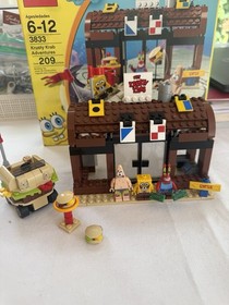 LEGO SpongeBob SquarePants 3833 Krusty Krab Adventures 100% Complete