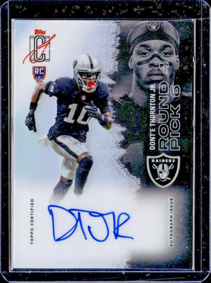 2025 Topps Signature Class Chrome Dont E Thornton #181 On Card Auto RC