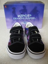 KPop Demon Hunters x Vans Little Kids Old Skool V Shoe Size: 12 Nib Authentic