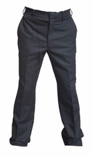 Uniform Trouser Men's Black 100% Wool British New - W3N