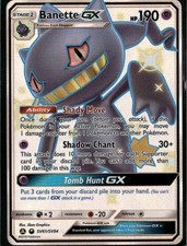 Banette GX Shiny Holo Rare Hidden Fates Shiny Vault SV61/SV94 Psychic Pokemon Ca on eBay