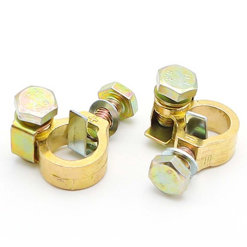 2PCS Heavily Built Automotive Brass Clamps with Dual Screw Functionality - Picture 9 of 11