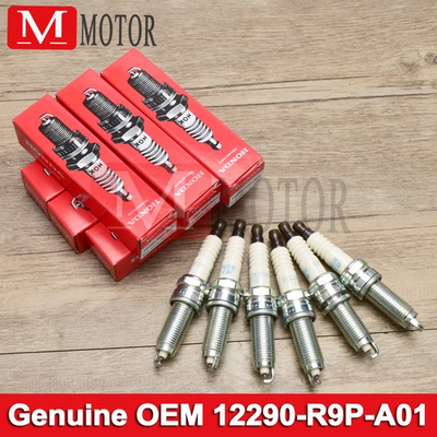#ad #ad 6PCS NGK Spark Plugs 12290 R9P A01 95350 Fits HONDA MDX TLX RLX DILZKR7B11G OEM $32.45