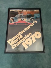 Original Manufacturers World Champion 1970 Porsche 917 Poster